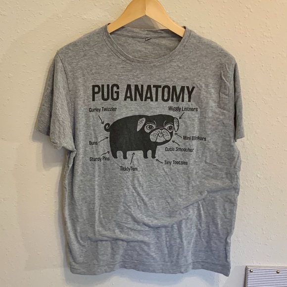 Tops - Pug t-shirt size Large